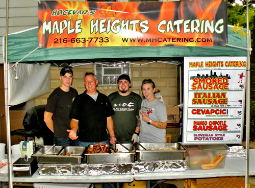 Maple Heights Catering of Maple Heights, Ohio, received the Best of Fest Judges' 